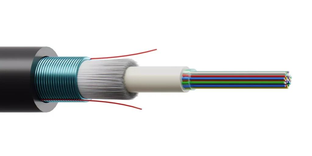 armoured cst fibre optic cable