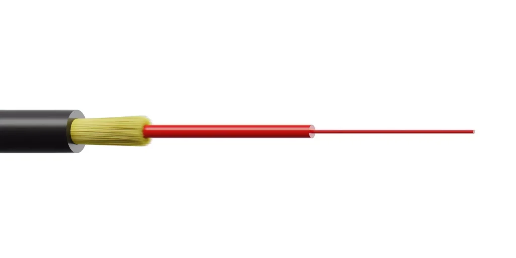 Unterminated Fibre Optic Drop Cable